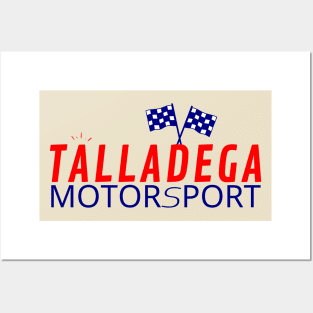 Talladega motorsport racing graphic design Posters and Art